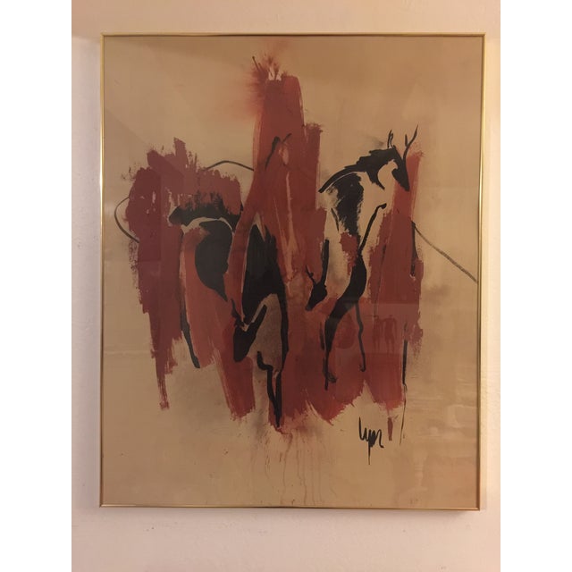 Shridbar Iyer Abstract Painting For Sale - Image 4 of 4