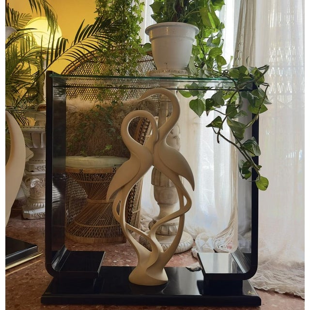 Vintage Sculptural Console Table from Maison Jansen, 1970s For Sale - Image 9 of 10