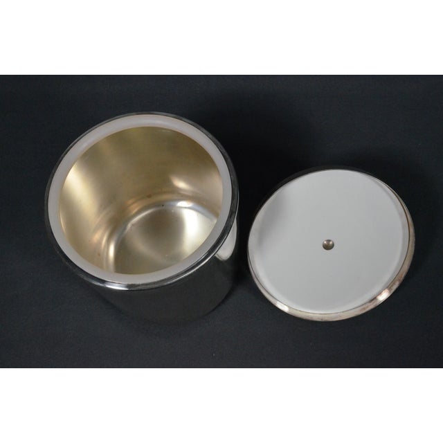 1970s Christofle Hotel Silver-Plated Ice Bucket, France For Sale - Image 9 of 9