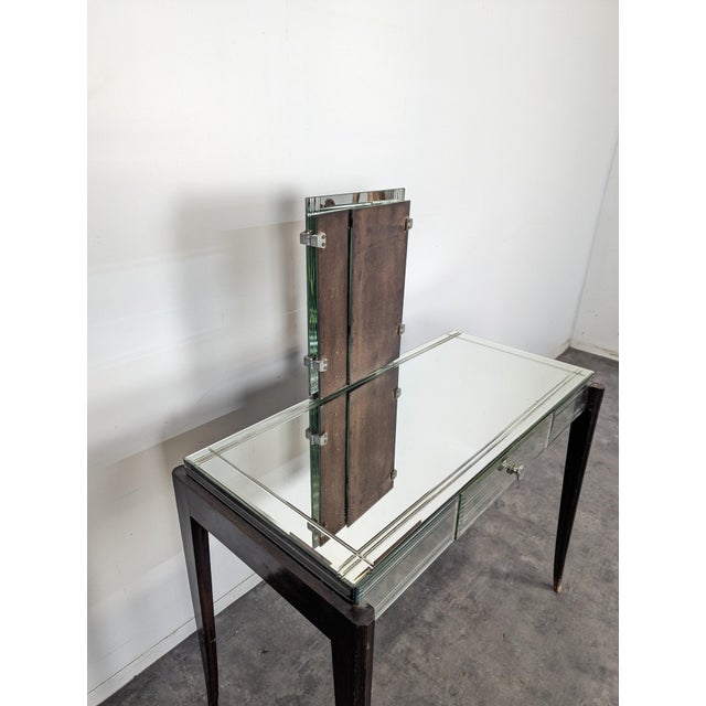 Art Deco Dressing Table with Mirrors For Sale - Image 9 of 12