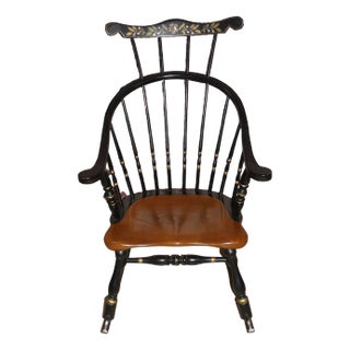 Ethan Allen Windsor Rocking Chair with Comb Back, 1960s For Sale