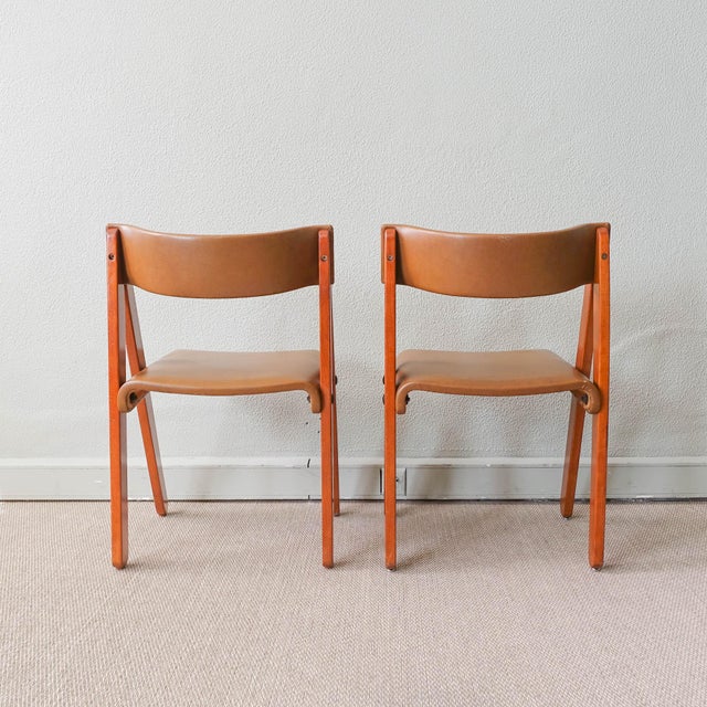 Brown Model Norway Dining Chairs by Gastão Martins Machado for Móveis Olaio, 1978, Set of 8 For Sale - Image 8 of 18