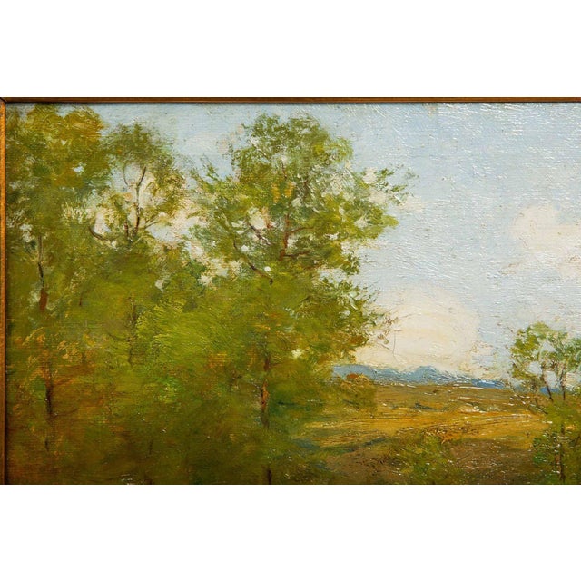 Impressionist American Tonalist Impressionist Painting “Midsummer” by Cullen Yates For Sale - Image 3 of 12
