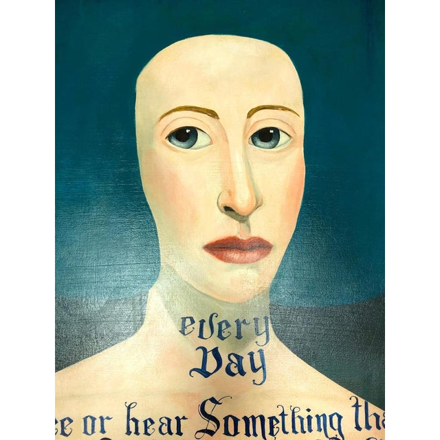 Wood Anne Siems, Every Day, 2020, Acrylic on Panel For Sale - Image 7 of 11