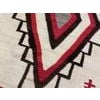 1930s White Diamond Tribal Antique American Navajo Rug 4'x 5' 4" Flatweave Wool Carpet For Sale In New York - Image 6 of 6