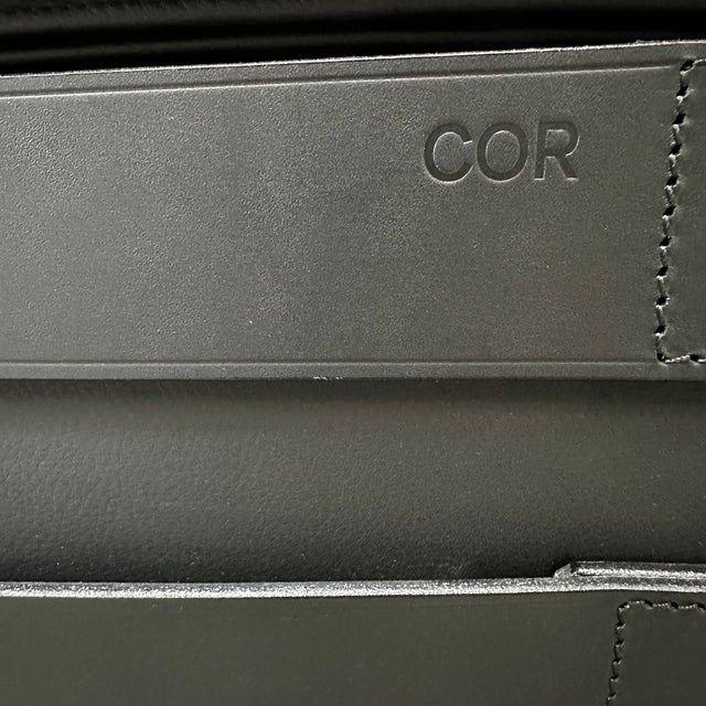 Metal Black Leather Sinus Armchair by Reinhold Adolf for Cor, 2000s For Sale - Image 7 of 14