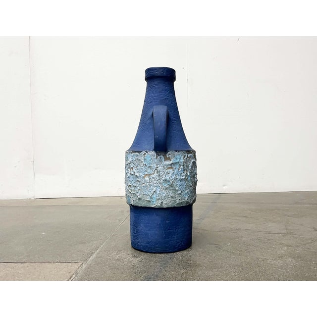 Mid-Century Modern West German Pottery WGP Fat Lava Floor Vase from Carstens Tönnieshof, 1960s For Sale - Image 10 of 18