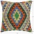 Southwestern Turkish Octavio Hand Woven Kilim Throw Pillow For Sale - Image 4 of 5