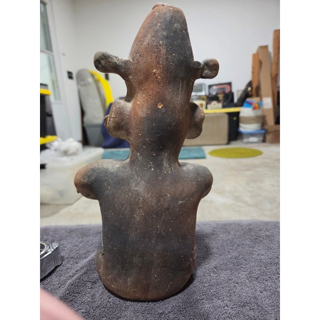 Mexican Nayarit Statue of Musician For Sale - Image 3 of 4