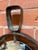 Vintage Oval Iron Frame Wall Mirror With Hanging Loop For Sale In Los Angeles - Image 6 of 10