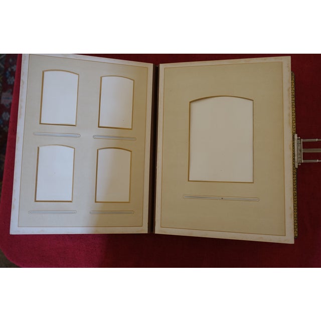 Vintage Leather Album, 1920s For Sale - Image 4 of 8