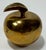 Oversized solid brass apple with exaggerated detailed stem. Very heavy. Ideal as a decorative object, paper weight, or...