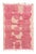 Pink Beni Mrirt Diamond Pattern Rug, 2010s For Sale