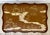 Chinoiserie Vintage Italian Chinoiserie Tole Tray Coffee Table With Faux Bamboo Base For Sale - Image 3 of 15