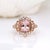 Art Deco 2.87cts Cor De Rosa Morganite W Earth Mined Diamonds Ring in Solid 14k Gold For Sale - Image 3 of 7