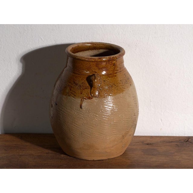 Antique Chinese Glazed Stoneware Vase, China, 1900 For Sale - Image 3 of 7