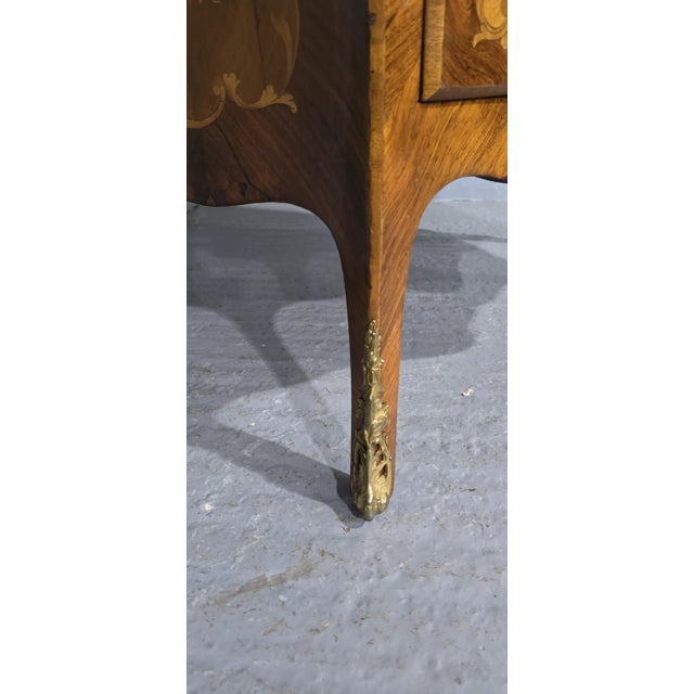 1910s Antique French Marquetry Chest Drawers, 1910 For Sale - Image 5 of 12
