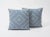 Contemporary Schumacher Indoor/Outdoor Double-Sided Pillow in Tortola Print For Sale - Image 3 of 8