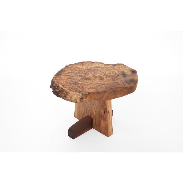 Walnut Signed Table by Jörg Pietschmann For Sale - Image 6 of 17