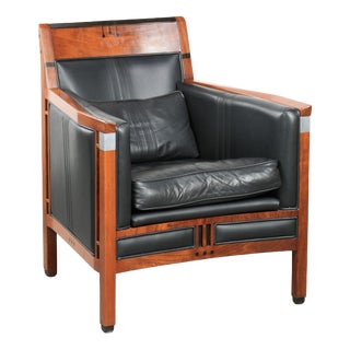 Art Deco Decoforma Series Armchair in Black Leather from Schuitema For Sale