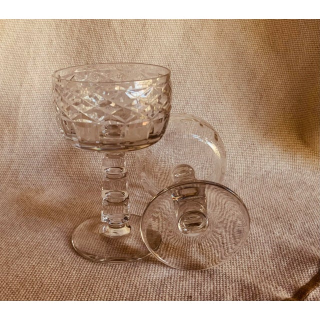 Exceptionally Cool 1930s Cocktail Glasses For Sale - Image 10 of 12