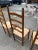 1970s Vintage Collection of Ladder-Back Chairs- Set of 4 For Sale In Atlanta - Image 6 of 12