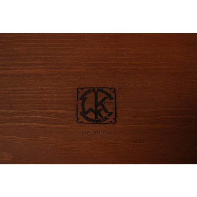 Wayne Kramer Custom Crafted Drop Leaf Harvest Dining table For Sale - Image 18 of 18
