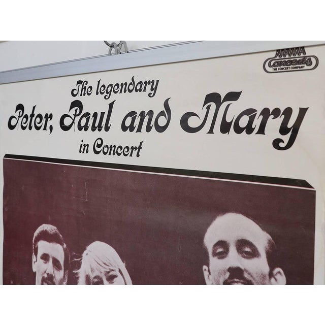 A very rare peter, Paul and Mary "Such Is Love"- original concert music poster from 1983, Frankfurt, Germany. Not framed,...