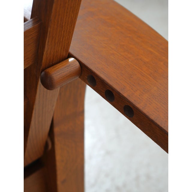 Stickley Mission Oak Morris Chair W. Ottoman For Sale - Image 10 of 18