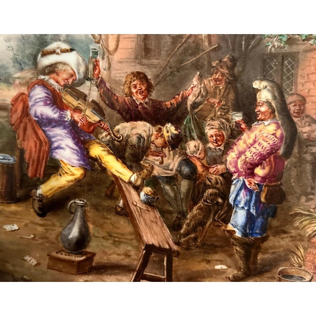 Late 19th Century Late 19th Century Large Sèvres-style Porcelain Charger For Sale - Image 5 of 7