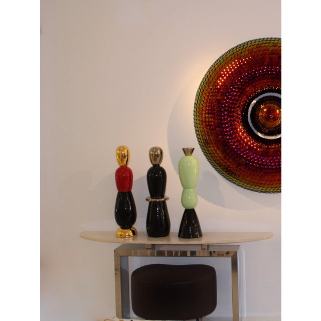 Green/Black Totem by Alessandro Mendini, Italy, 1970s For Sale - Image 6 of 7