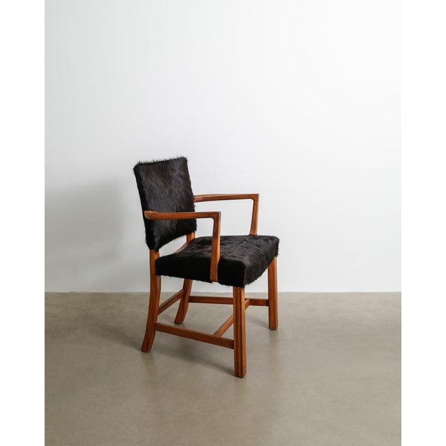 Wood Early Mid-Century Modern Danish Red Wooden Model 3758A Chair by Kaare Klint for Rud Rasmussen, 1930s For Sale - Image 7 of 7