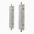 Italian Art Deco Style Murano Glass and Brass Sconces, 2000s, Set of 2 For Sale - Image 11 of 11
