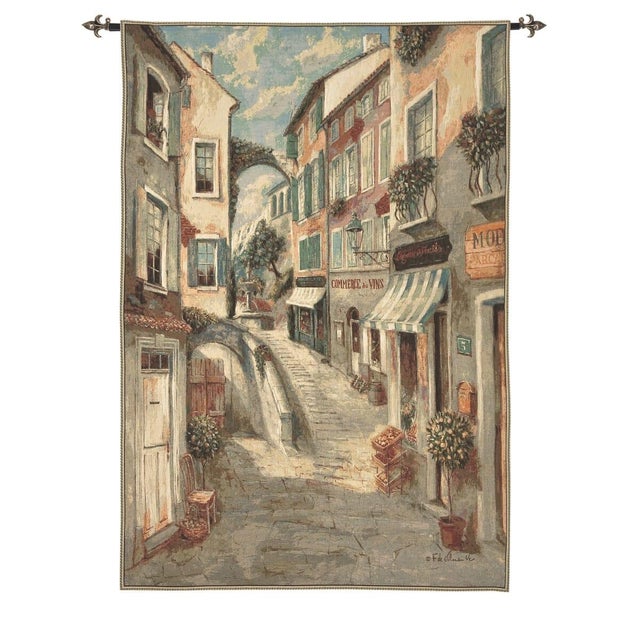 This beautiful tapestry is woven on a jacquard loom by skilled weavers, keeping alive the centuries old tradition of...