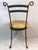 Mid Century Iron Cafe Dining Chairs- Set of 4 For Sale - Image 4 of 6