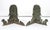 Pair of 13.25 In. Bronze Cartouche Architectural Corner Ornaments For Sale - Image 13 of 13