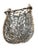A 1940s Tarahumara rawhide and twig basket — a wall hanging of cowhide and wood from Mexico. Measures 14"W x 15"D x...