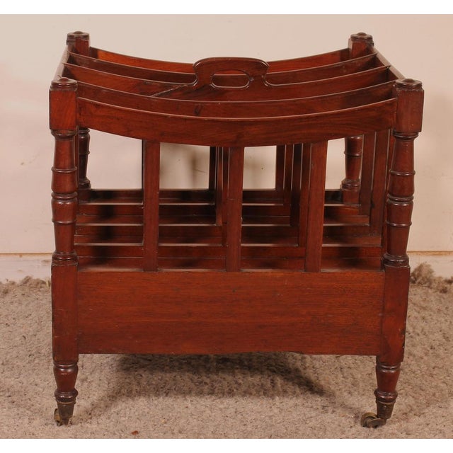 Wood Canterbury in Mahogany, England, 19th Century For Sale - Image 7 of 12