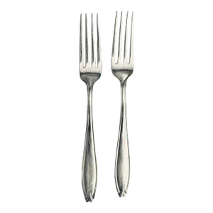 Vintage Wallace Silver Plate Dinner Forks Set of 2