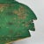 Green Unique Antique Americana Folk Art Wooden Planter With Stars and Indian Profile Ends For Sale - Image 8 of 13