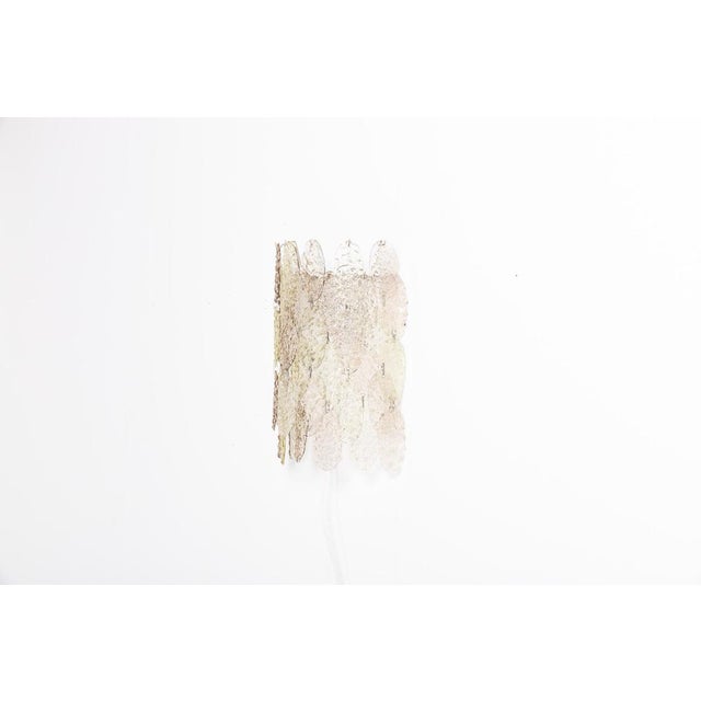 Glass Large Murano Glass Torcello Sconce from Vistosi For Sale - Image 7 of 9