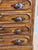 Antique Victorian Chestnut Four Drawer Marble Top Dresser C. 1900 For Sale In Boston - Image 6 of 8