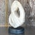 White Vintage Boho Carved Stone Abstract Sculpture For Sale - Image 8 of 9
