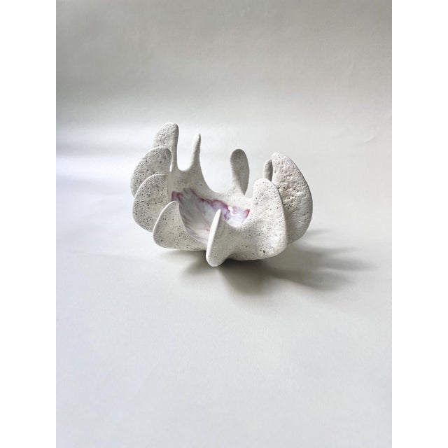 Ceramic Coral Bowl by N'atelier For Sale - Image 11 of 16