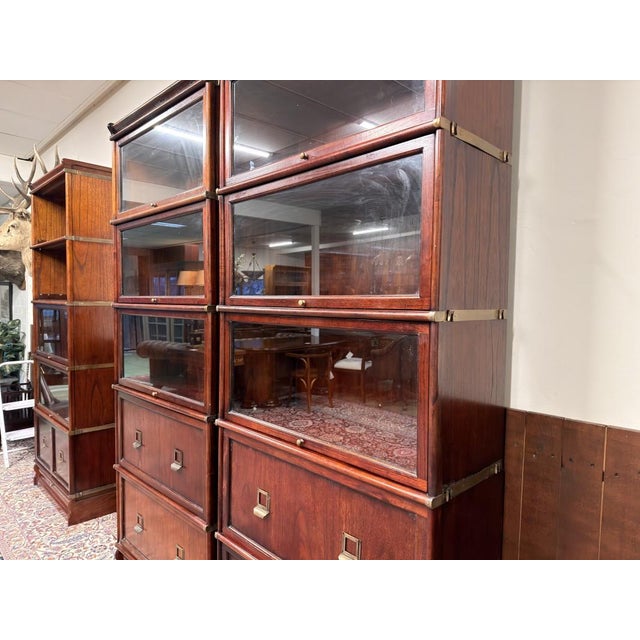 English Bookcases from Globe Wernicke, Set of 2 For Sale - Image 10 of 18