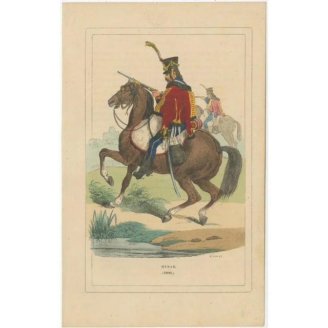 Weber, Various Soldiers, 1843, Prints, Set of 3 For Sale - Image 4 of 5