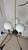 Twelve-Light Brass Chandelier with Opaline Spheres from Stilnovo, 1950s For Sale - Image 15 of 16