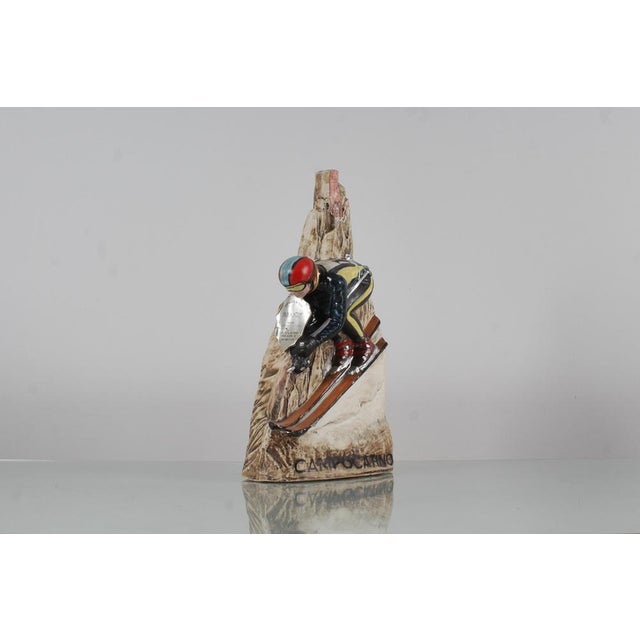 1950s Italian Hand-Crafted and Painted Ceramic Brandy Distillery Sculpture, 1950s For Sale - Image 5 of 17