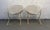 White Mid 20th Century Pair of Italian White Metal Clamshell Outdoor Chairs by Tempestini, Attributed For Sale - Image 8 of 14