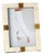 Maha Bone w/ Brass Trim Photo Frame- 5" x 7" For Sale